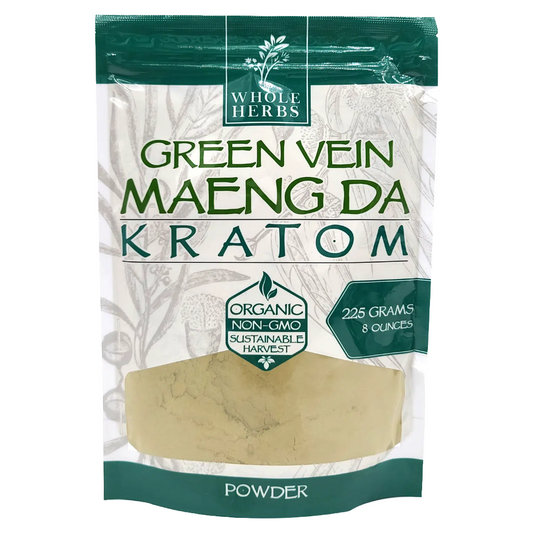 Whole Herbs Kratom Powder 8OZ Maeng Da Green