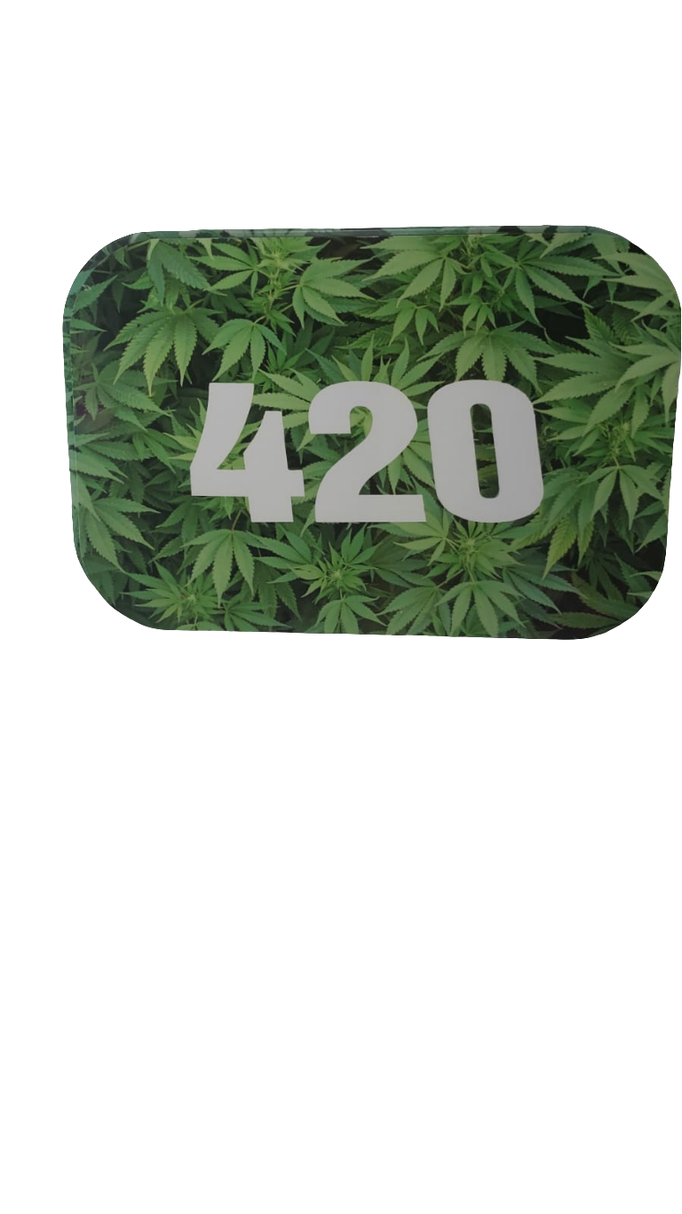 Tray L Design 420 Leaf + Cover