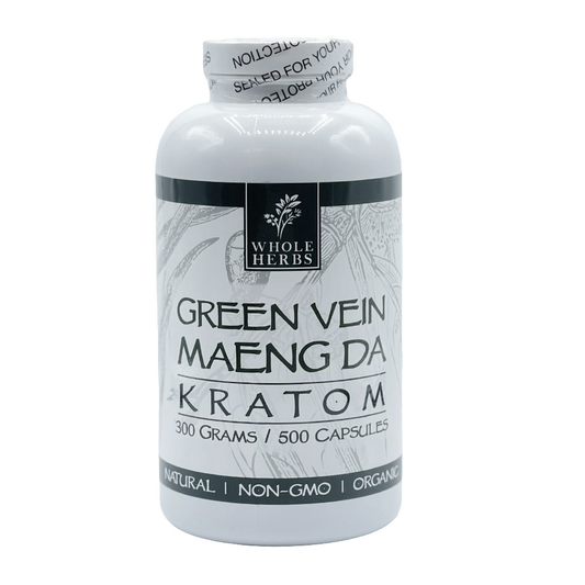 Whole Herbs Kratom Caps 500CT Maeng Da Green