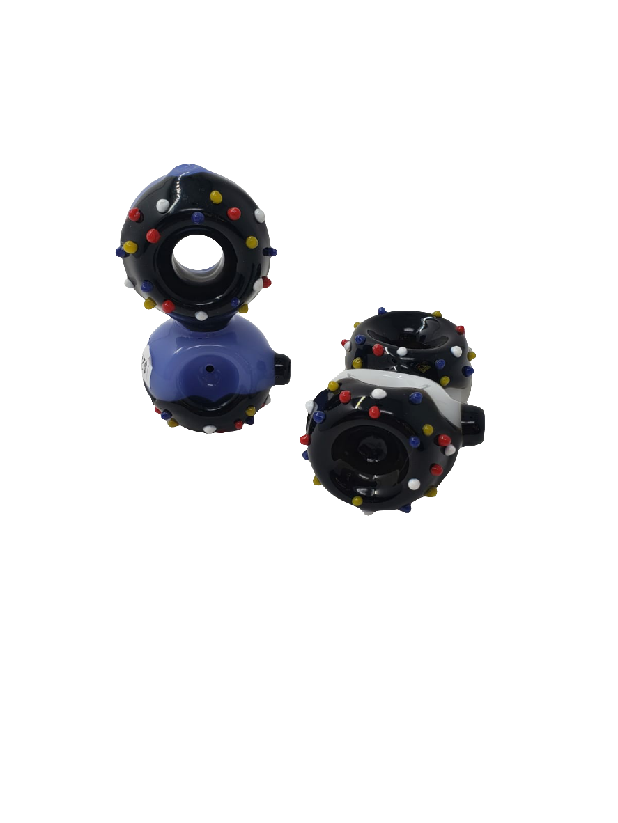 Handpipe 3" Dual Sprinkle Donuts Pipe
