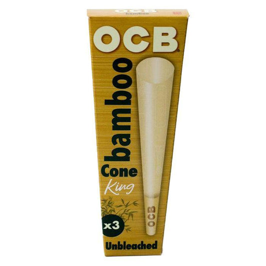 OCB Cones King Bamboo 3 Count