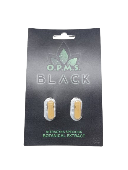 OPMS Kratom Caps 2CT Black