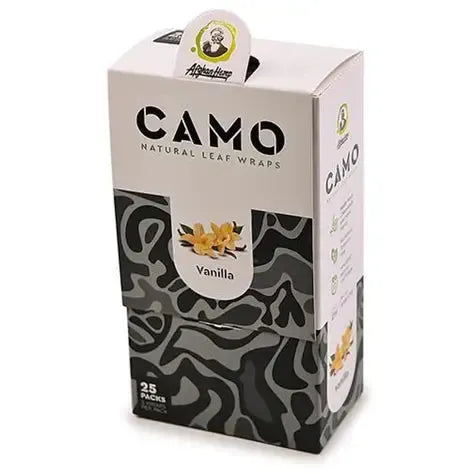 Afghan Hemp Wraps 5 Count Camo Vanilla