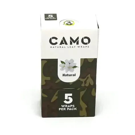 Afghan Hemp Wraps 5 Count Camo Natural