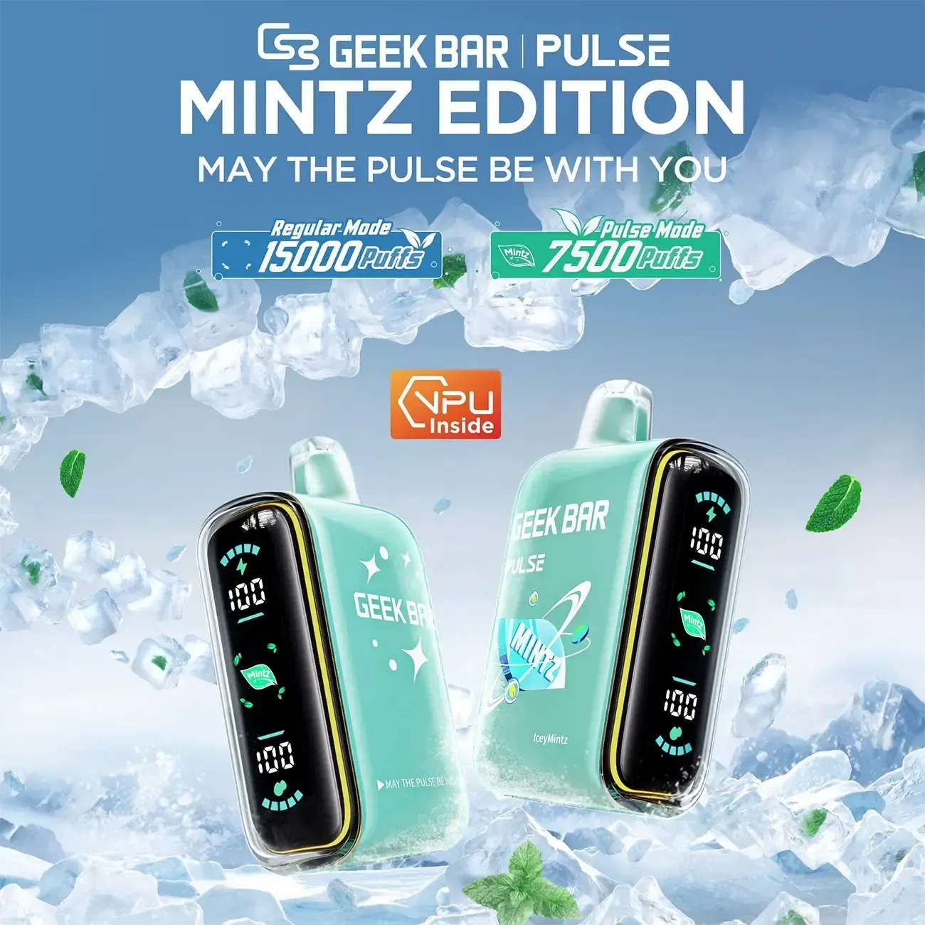 Geek Bar Vape Pulse 15000 Puffs Mintz Editions Best Smoke Shop Geek Bar Vape Pulse 15000 Puffs Mintz Editions Best Smoke Shop