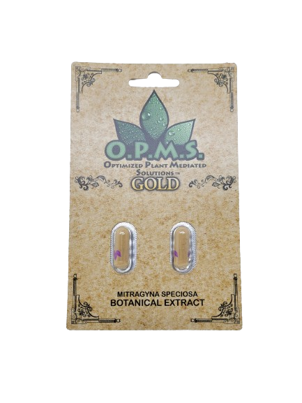 OPMS Kratom Caps 2CT Gold