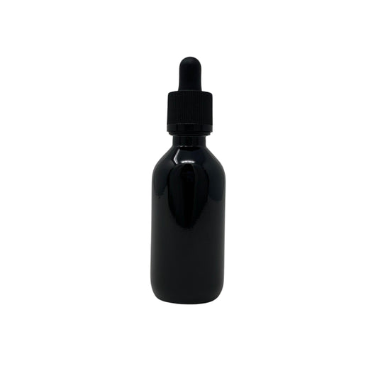 Tincture Bottle 60ML Dropper Black