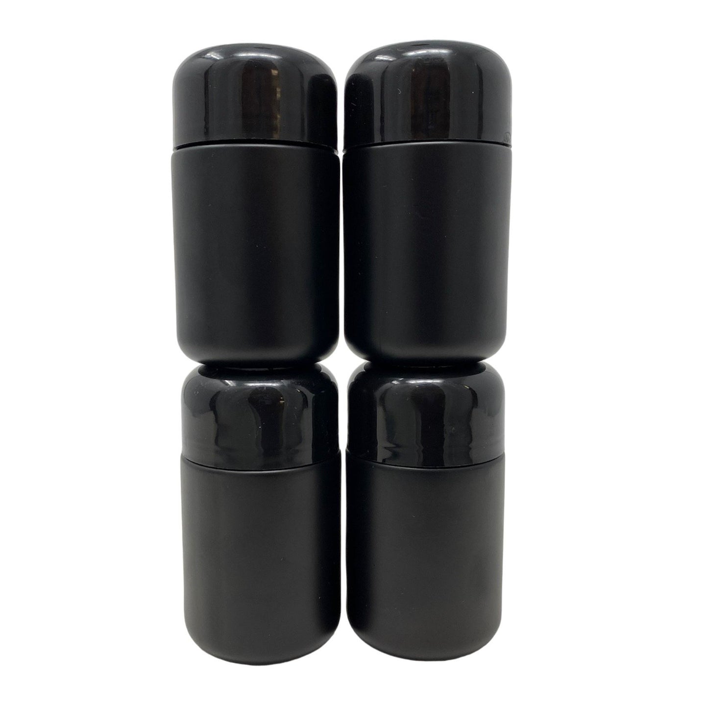 Jar 4OZ Round Black