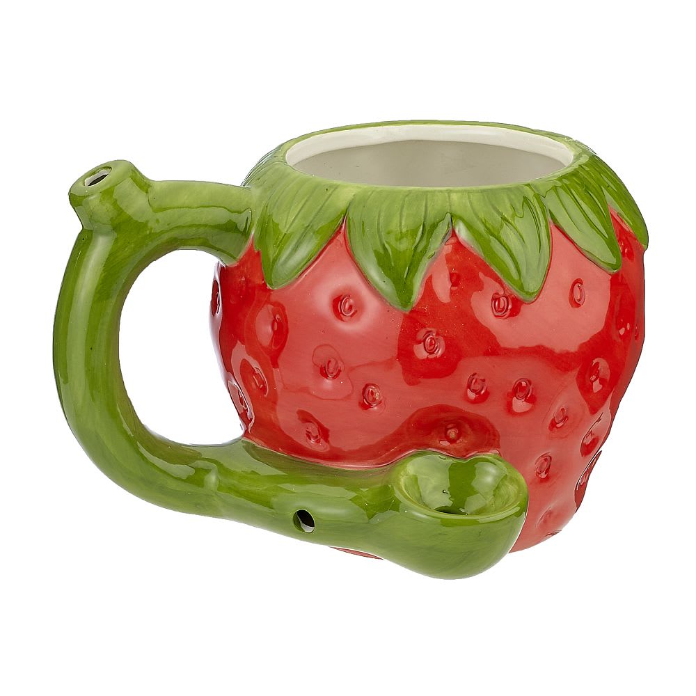 Handpipe Ceramic Mug Strawberry