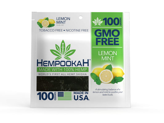 Hempookah Shisha 100G Lemon Mint 350MG