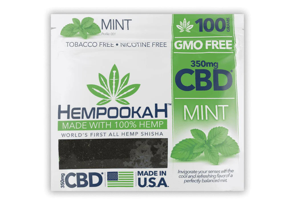 Hempookah Shisha 100G Mint 350MG