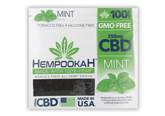 Hempookah Shisha 100G Mint 350MG