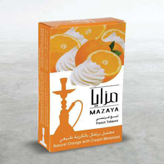 Mazaya Shisha 50G Orange Cream