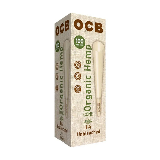 OCB Cones 1 1/4 Organic 100 Count
