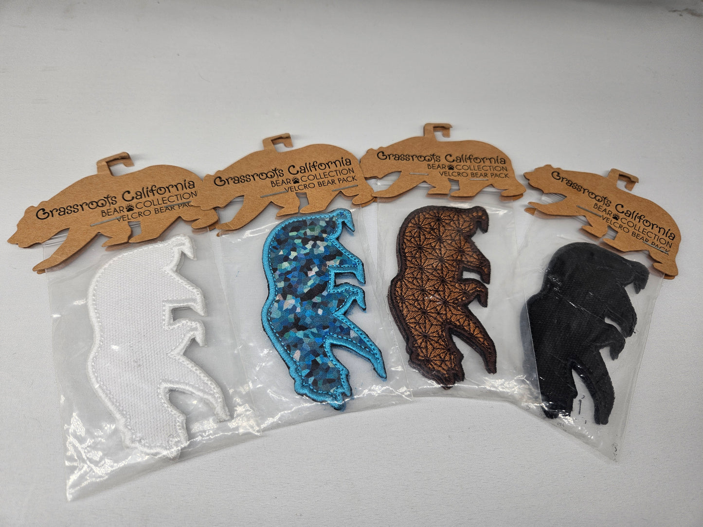 Grassroots California Patch Velcro Bear Mix