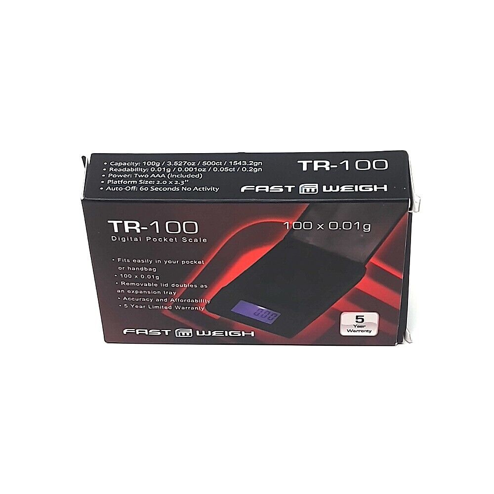 AWS Scale 0.01G x 100G TR-100 Black