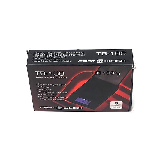AWS Scale 0.01G x 100G TR-100 Black