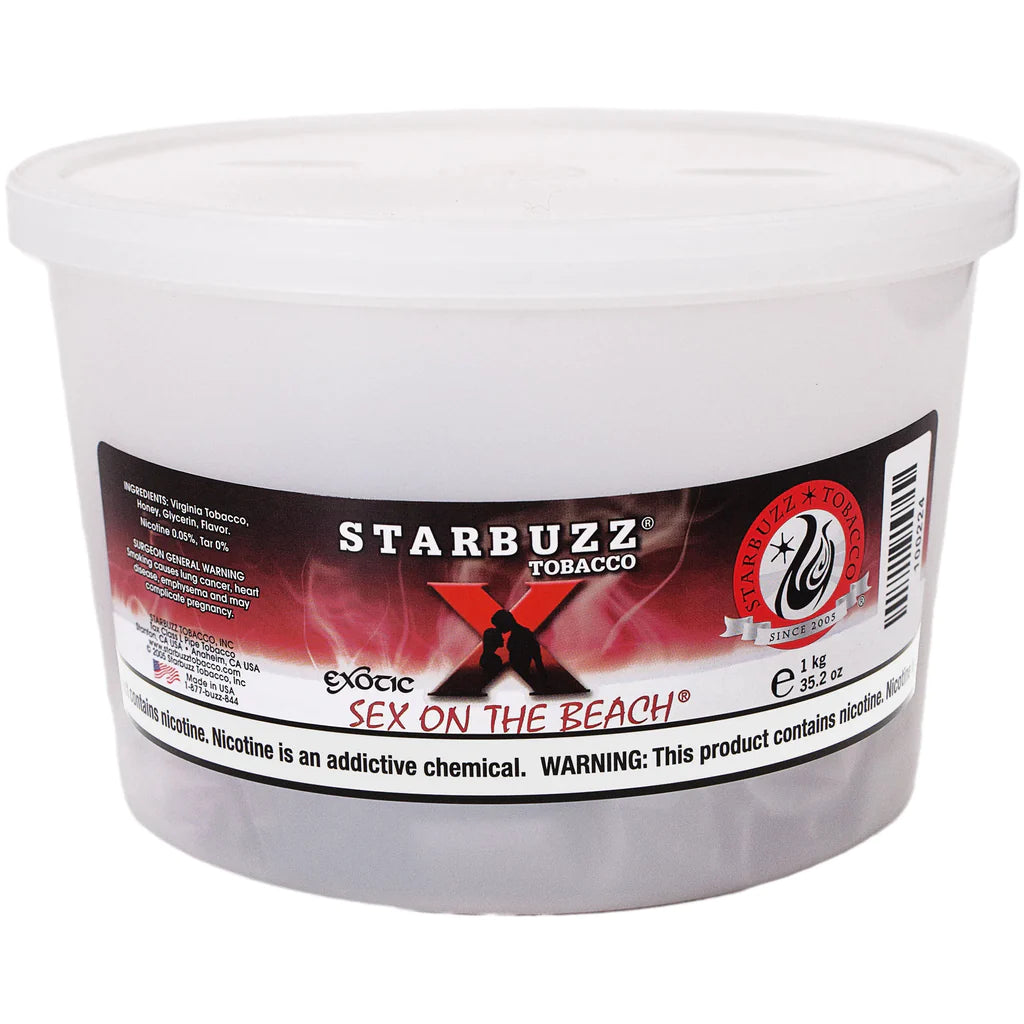 Starbuzz Shisha 1KG X on the Beach