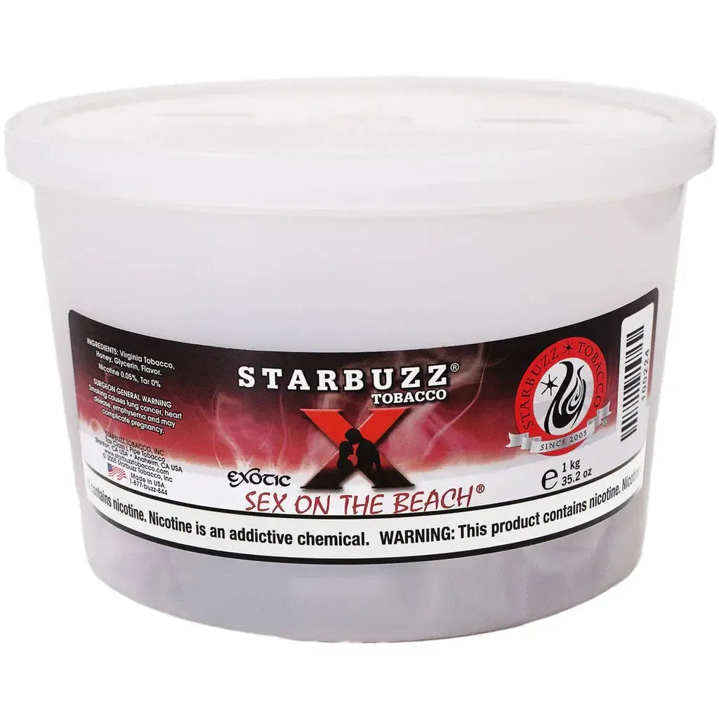 Starbuzz Shisha 1KG X on the Beach