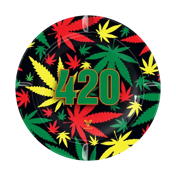 V Syndicate Ashtray Blazin 420 Rasta