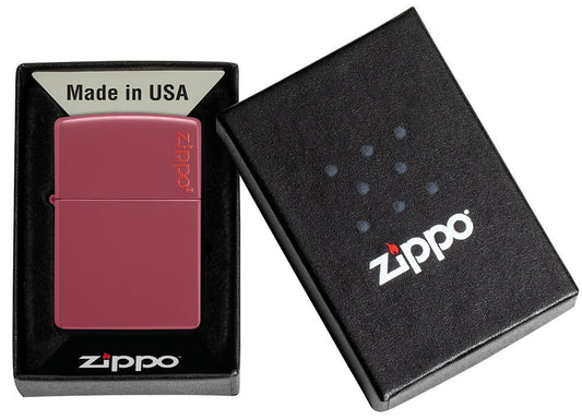 Zippo Lighter Pink Logo
