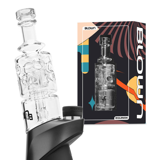 Elevate Your Peak Pro Experience with the BLOWN Puffco Peak Pro 7 Inch Glass Attachment Equinox