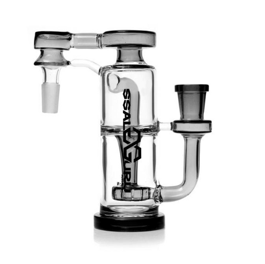 Oklahoma's Glass Guru Ash Catcher Recycler 90* 18M / 18F: Transform Your Smoking Experience