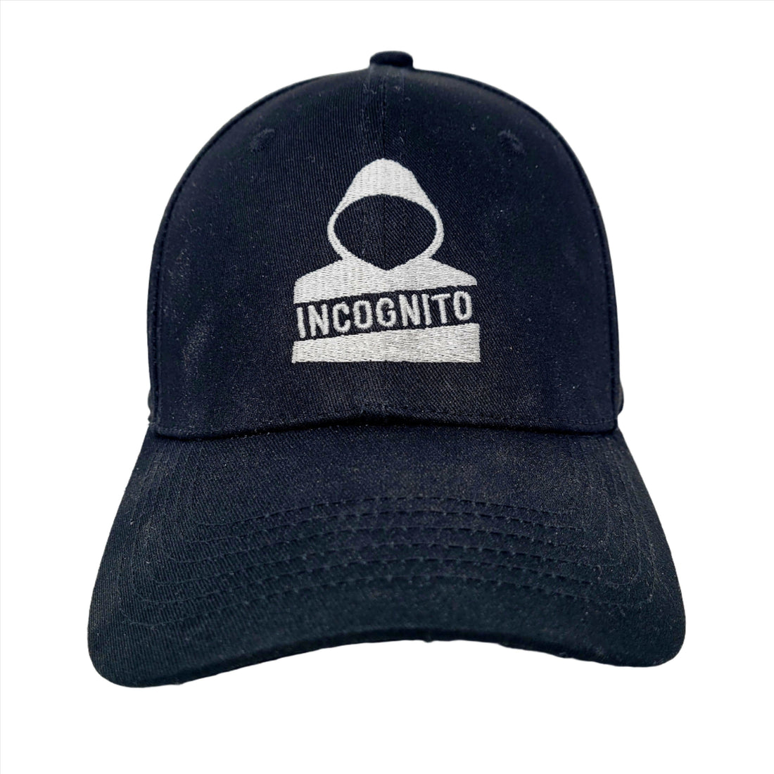 Stay Stylish and Discreet with the Incognito Logo Baseball Cap