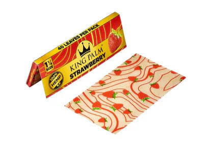 The Sweetest Smoke: King Palm Papers Strawberry Hemp 1 1/4