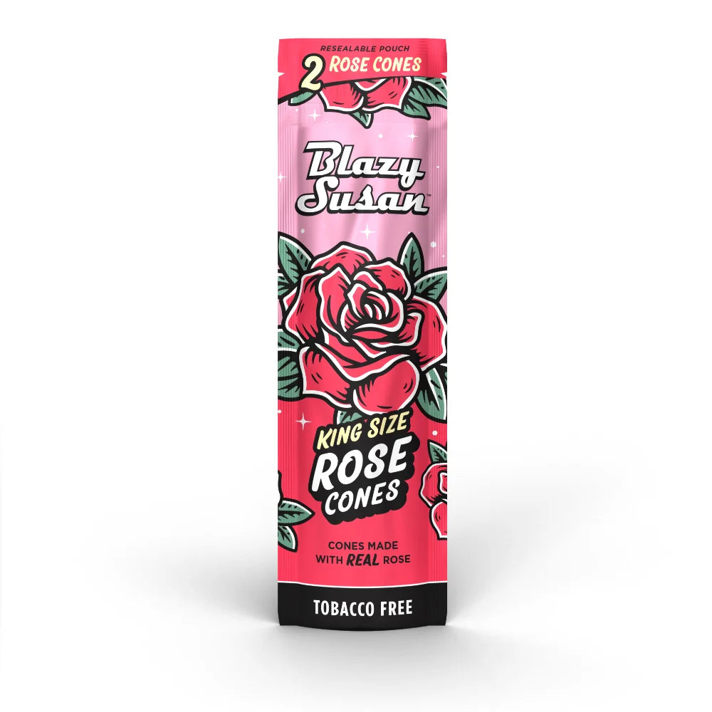 Elevate Your Smoking Experience with Blazy Susan Rose Cones King Size