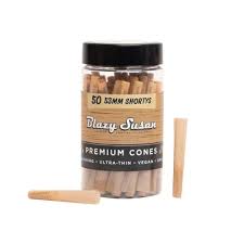 Why Blazy Susan Cones 50CT Unbleached 53mm Shortys Are the Perfect Choice for Smokers