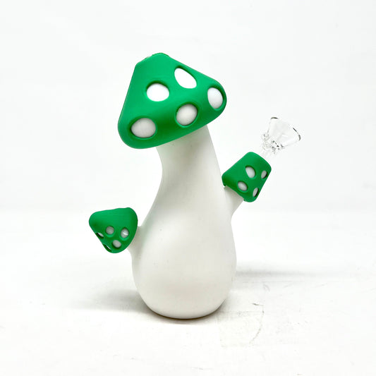 Waterpipe 7" SIlicone Mushroom Beaker Mix Color