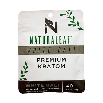Naturaleaf Kratom Caps 40CT Bali White