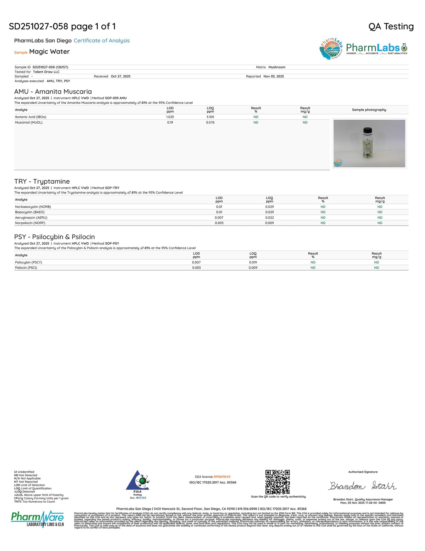 Lab Analysis 