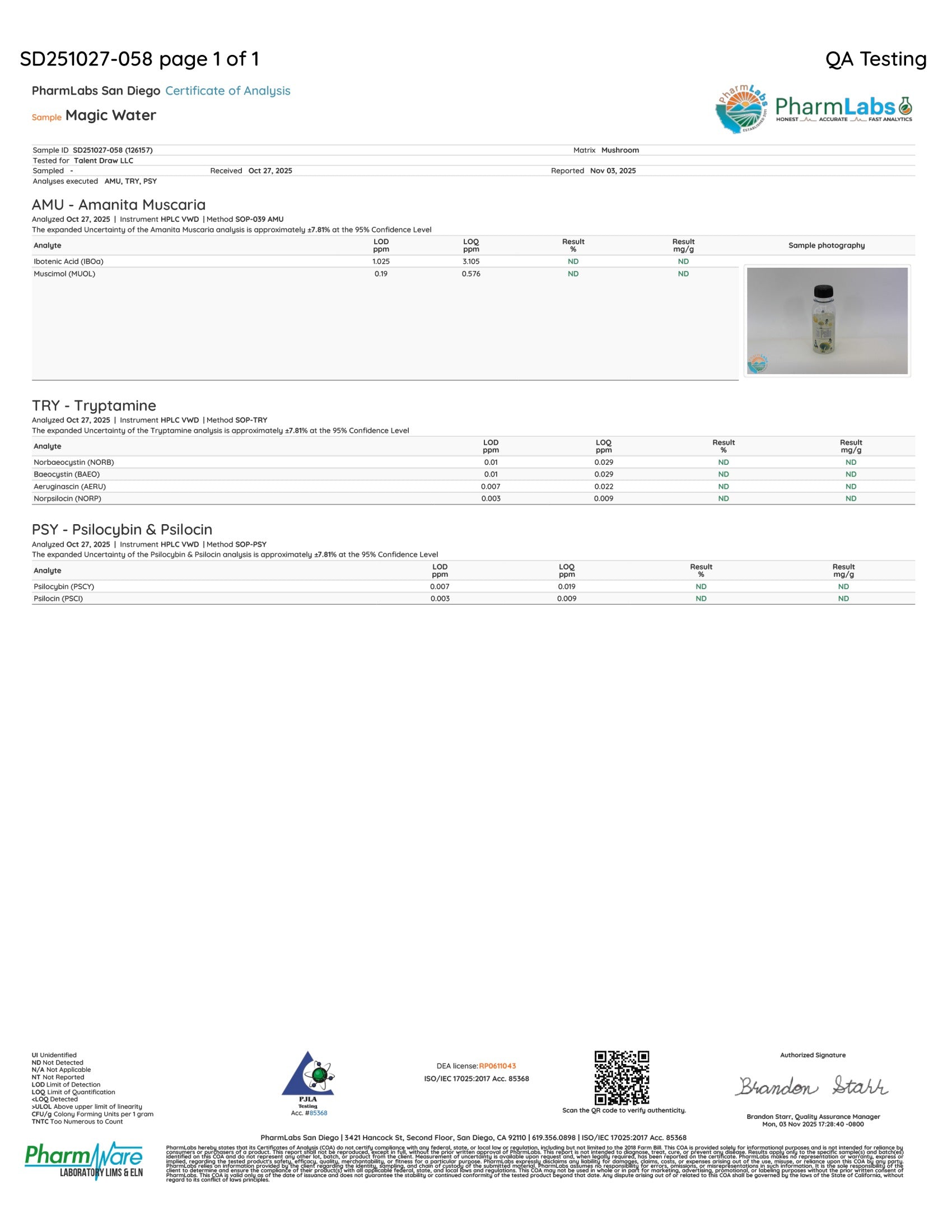 Lab Analysis 