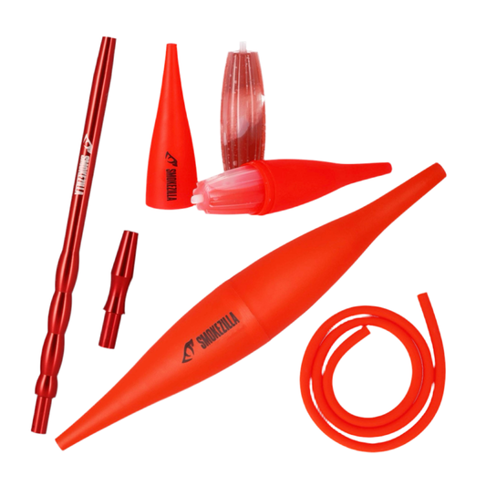 Hookah Smokezilla Ice Hose Kit Red