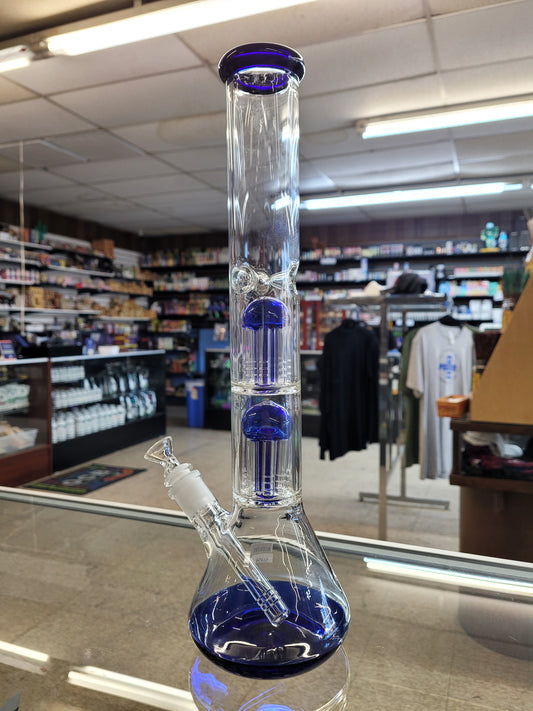 Waterpipe 16" Double Tree Perc Beaker