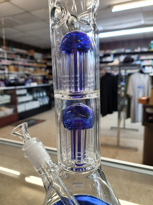 Waterpipe 16" Double Tree Perc Beaker