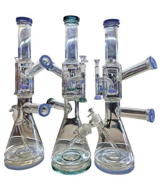 Waterpipe 19.5" Beaker Base Circ PercAK47 Mix