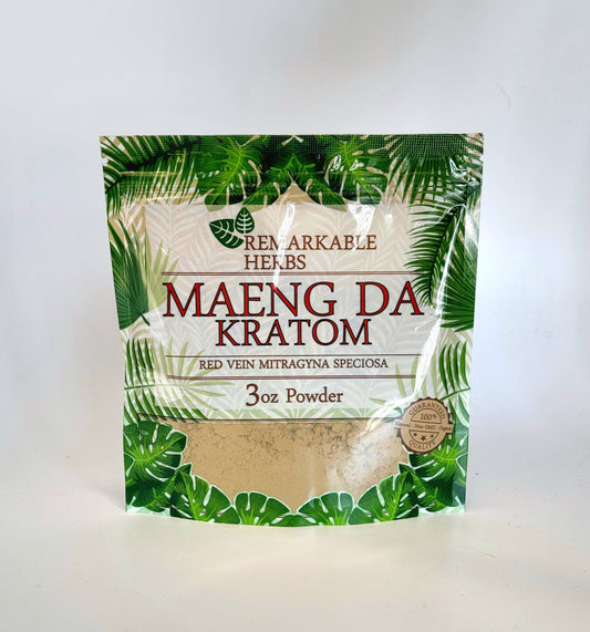 Remarkable Herbs Kratom Powder 3OZ Maeng Da Red