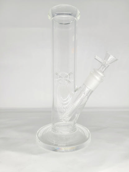Waterpipe 10" Clear Straight Tube