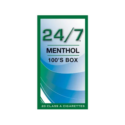 24/7 Cigarettes Menthol 100s