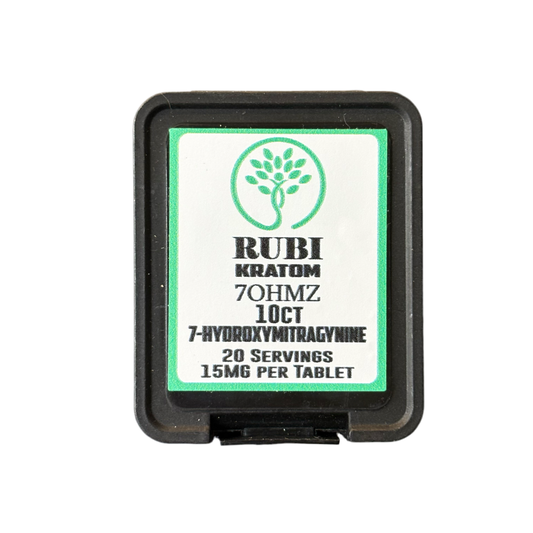 Rubi Kratom 7-Hydroxy Chewable Tablets 30mg 10CT