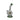 Waterpipe 6" Round Bend Tube Colored Perc