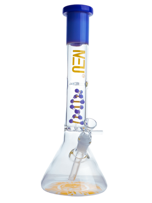 Neu Waterpipe 12" Tornado DNA Purple Brown