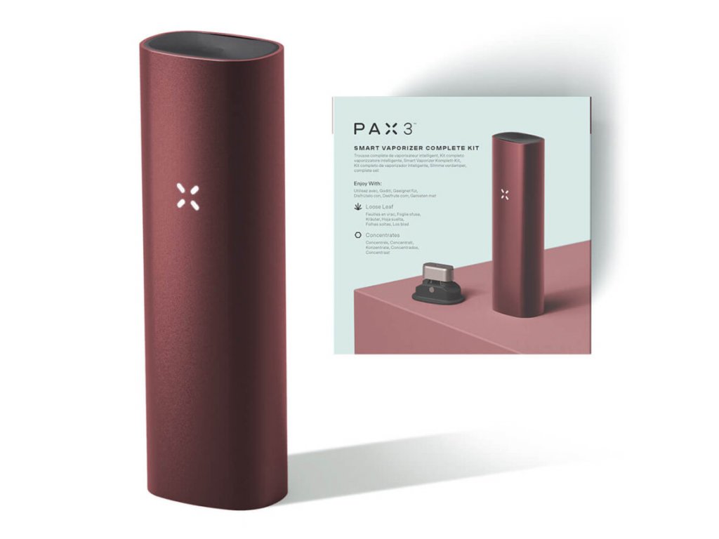 Pax Vaporizer 3 Kit Burgundy