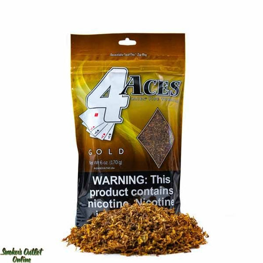 4Aces Tobacco 6OZ M Gold