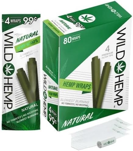 Wild Hemp Wraps 4CT Natural