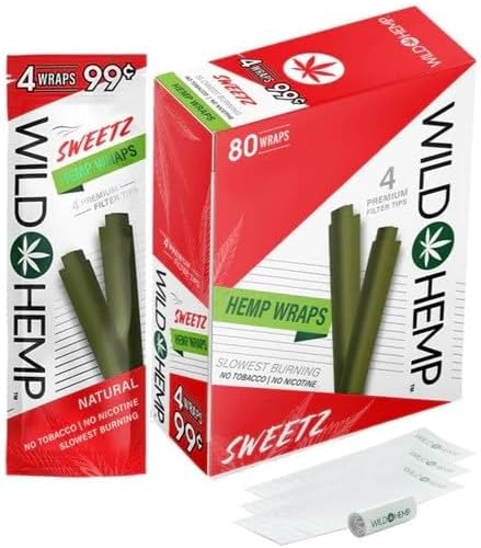 Wild Hemp Wraps 4CT Sweetz