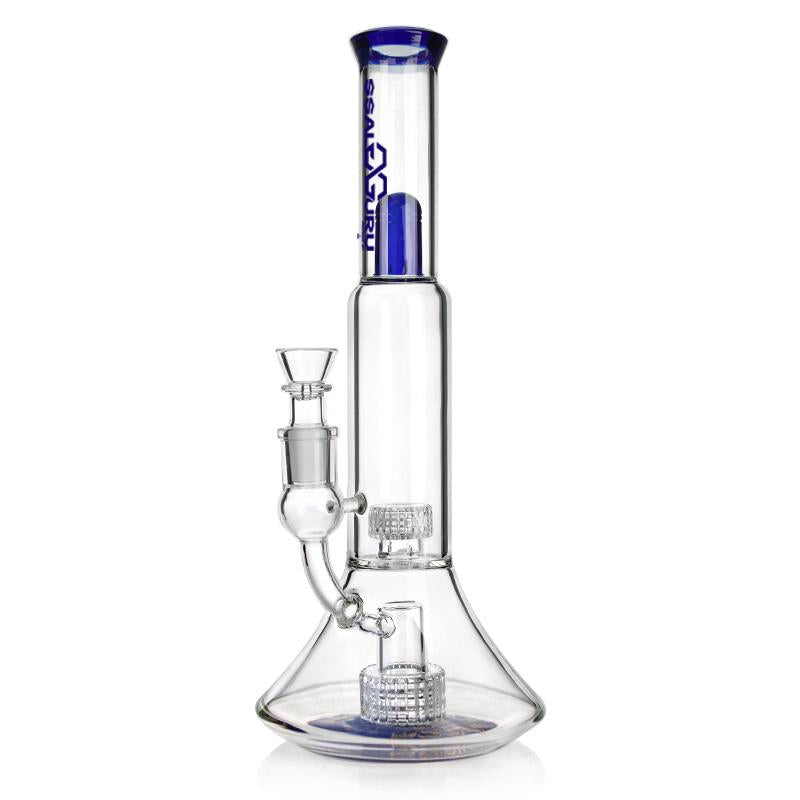 Glass Guru Waterpipe 13.5" Double Matrix Perc